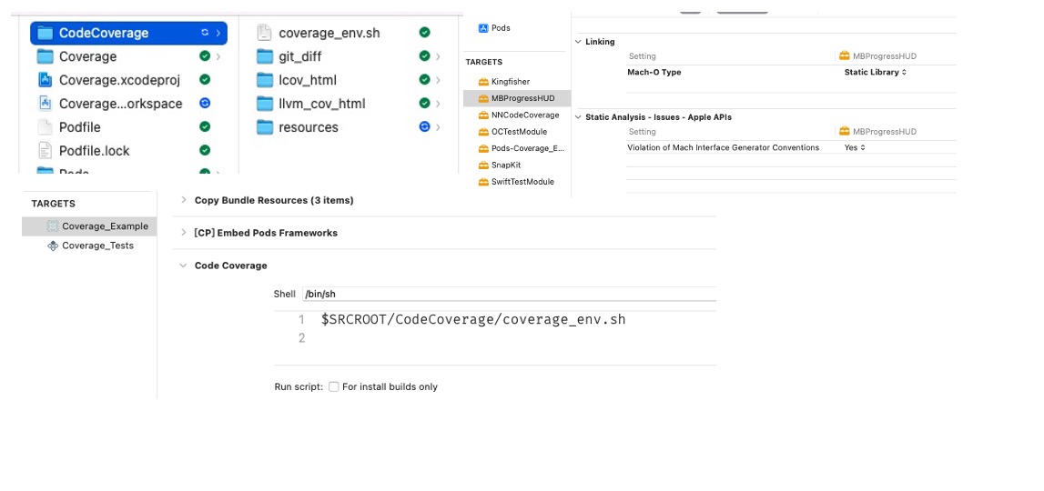 code coverage files